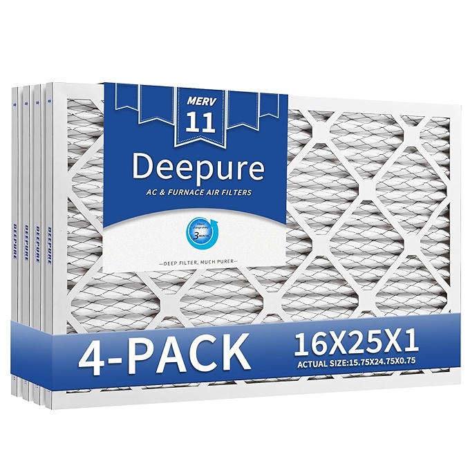 MERV 11 熔炉过滤器 - 电静电褶皱空调过滤器