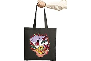Fire Black Jack Casino Gift Card Set with Dices and Canvas Tote Bag