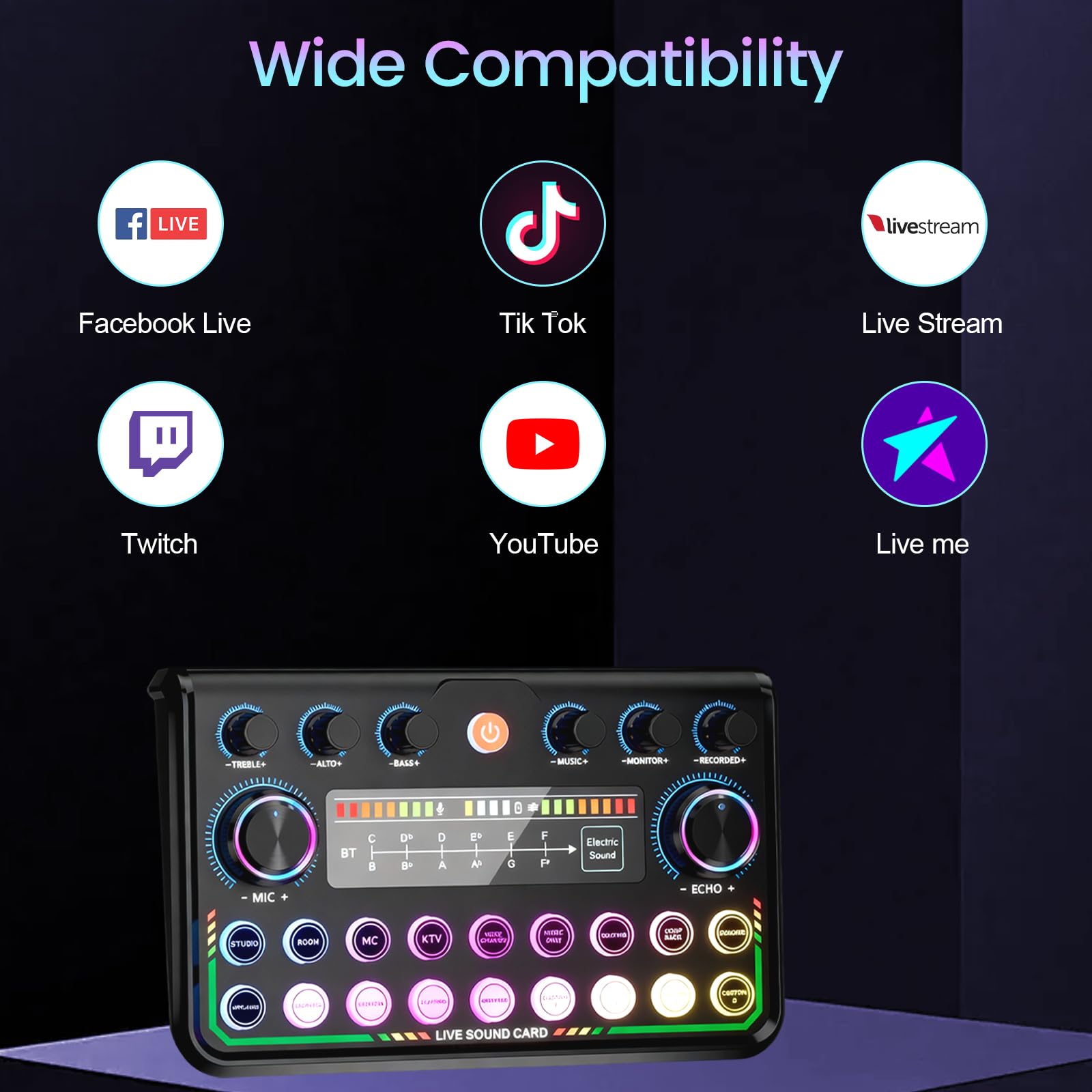 Set Microfono USB A Condensatore BM800 – Mixer Audio, Scheda Audio, Per Podcast, Streaming E Registrazione Su PC E Smartphone