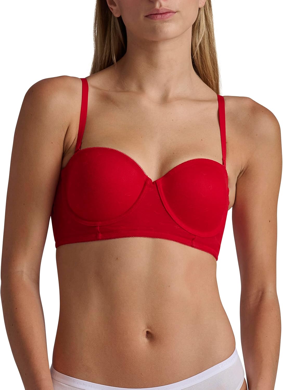 Tommy Hilfiger Women's Multi Way Bustier Bra with Removable Straps
