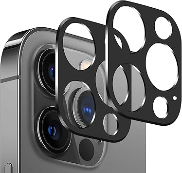 Amazon Auneos カメラカバー Iphone13 Pro Iphone13 Pro Max 用 カメラレンズ 保護カバー Iphone13pro Iphone13promax 対応 レンズフィルム アイフォン13プロ アイフォン13プロマックス 適用 撮影影響なし アルミ合金製 耐衝撃 擦り傷キズ防止 指紋防止 黒 2枚
