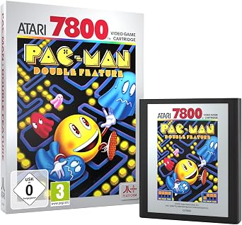 Compatible with Pac-Man double functions Atari 2600+, Atari 7800+, Atari 7800+, and Atari 7800 video game systems.