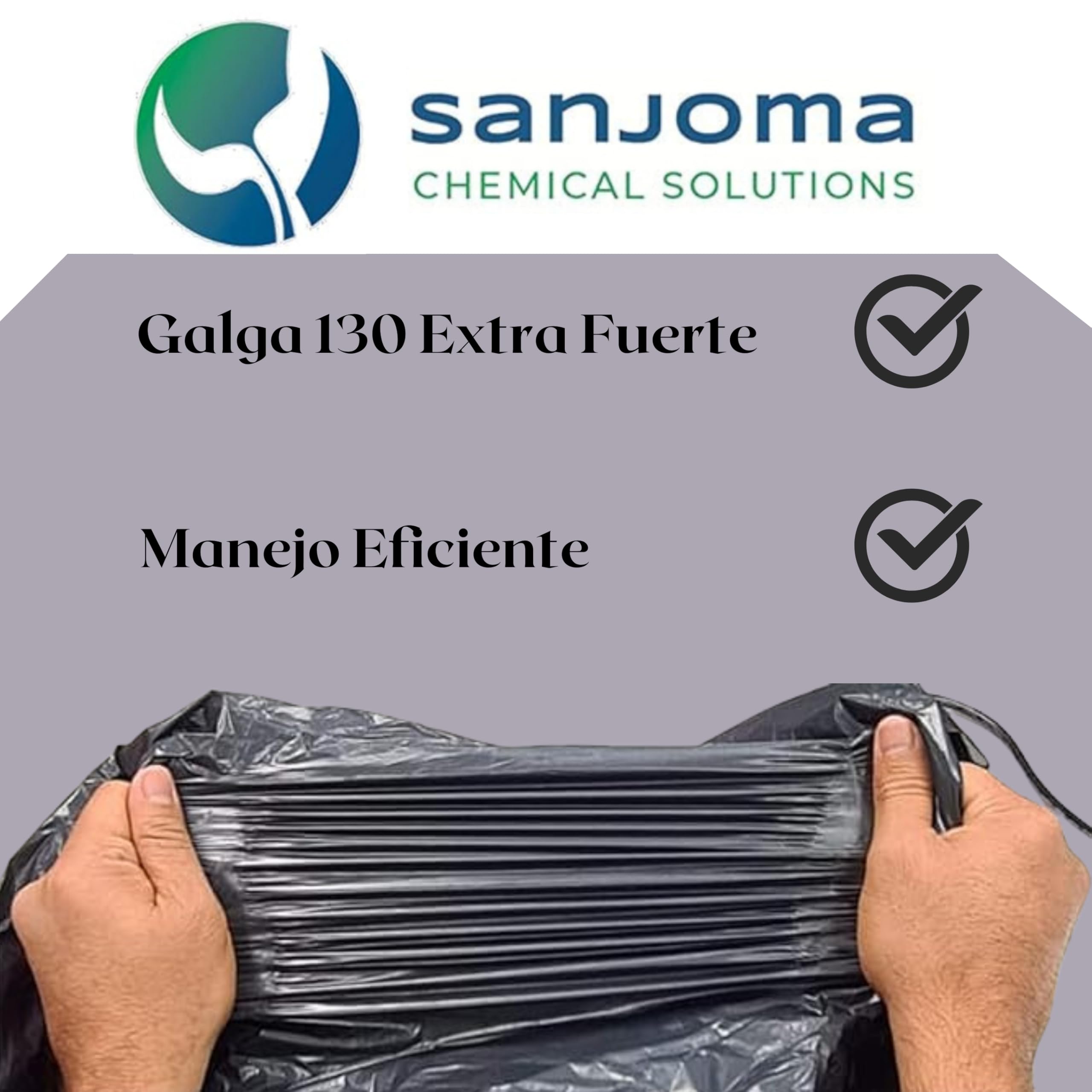 Bolsas De Basura Negras 100L | Extra Fuerte Galga130| Ecológicas Y Compostables| 85x105cm, Perfectas Para Uso Doméstico Y Comercial| 10 Bolsas Por Rollo, Resistentes| Ideales Para Cocina. (30 Rollos)
