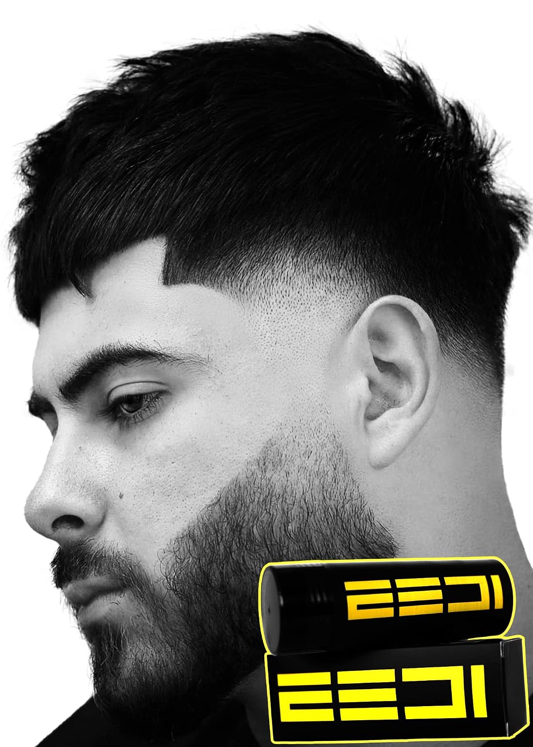 ZED1 Keratin Hair Building Fibers for Thinning Hair for Both Men & Women | 100% Made from Natural Fiber Plant | Best Color Match | Uses By Barbers & Stylists To Make Lineups (Dark Brown)