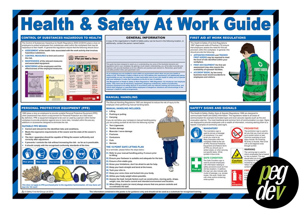Buy FIRST AID LAMINATED HEALTH SAFETY POSTERS A2 LANDSCAPE DURABLE 