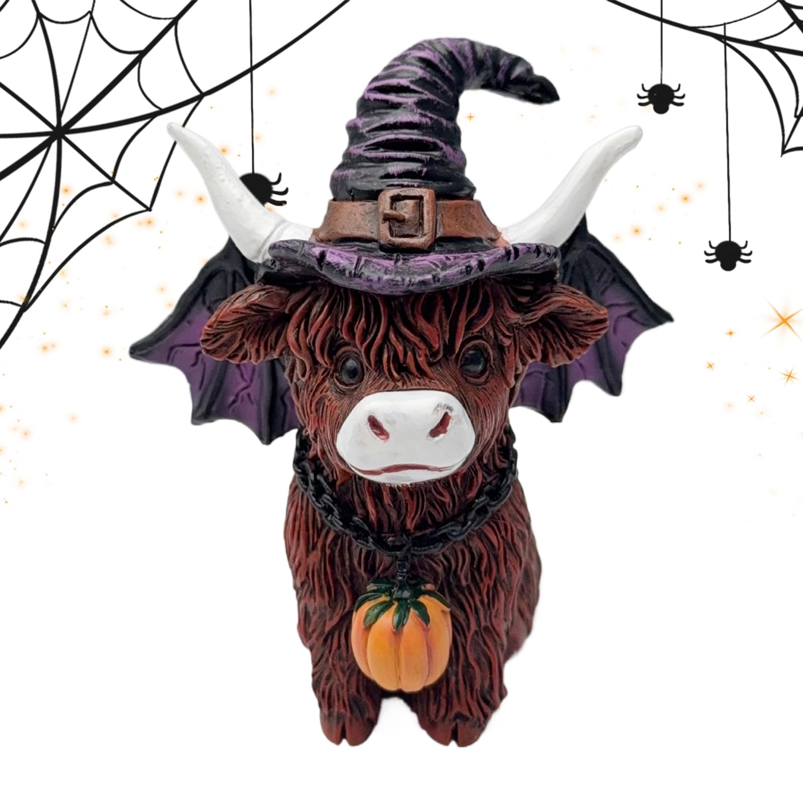Décoration extérieure de bœuf des hautes terres figurine Halloween et fête intérieur