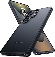 CASEKOO Genuine Official for Samsung Galaxy S25 Ultra Case [16FT Military Drop Protection] [Anti Stain Tech] Slim Matte Translucent Shockproof Protective S25 Ultra Case 6.9'', Black