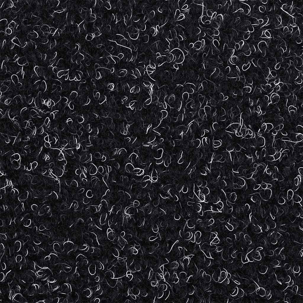 Lot de 20 tapis d'escalier autocollants - 65 x 21 x 4 cm - Noir - Semi-circulaires - Antidérapant - Avec protection contre les marches et les rayures - Pour escalier en bois, escalier en