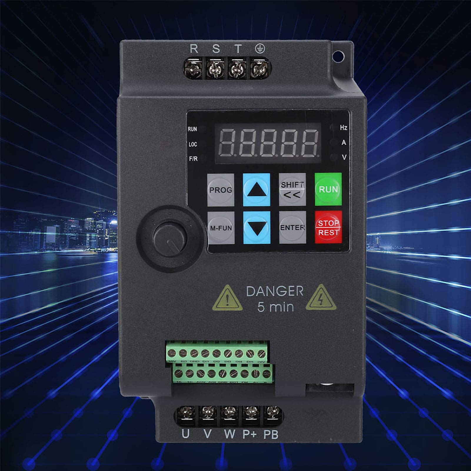 Inverter Frequenza 1PH/3PH 380V 1.5kW - Variatore Velocità Motori Professionali - Foto 7