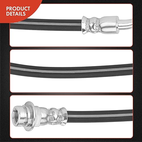 Miniatura 5 de A-Premium Mangueras hidráulicas de freno delantero para conductor y pasajero compatibles con modelos seleccionados de Chevy y GMC - Colorado
