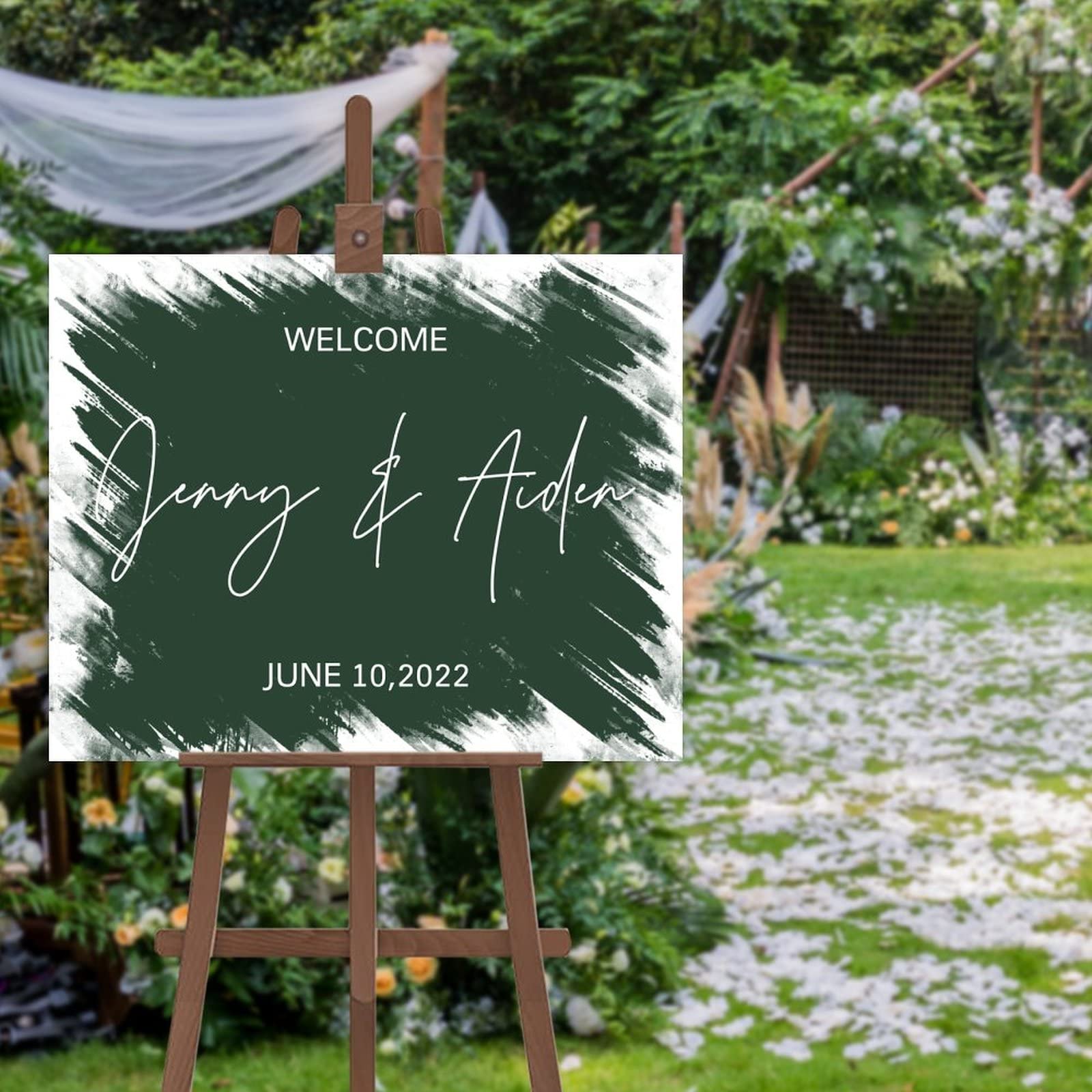 Panneau de calligraphie moderne pour accueillir vos invités de mariage - 4