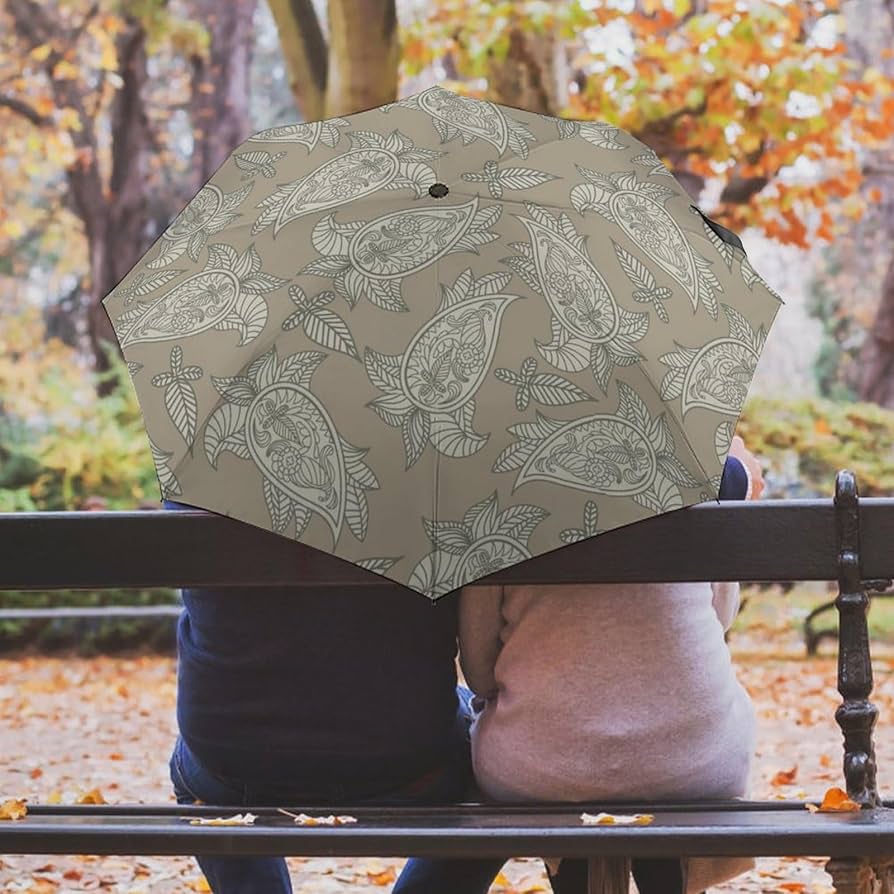 Bonbon storeペイズリー柄 折りたたみ傘 Bonbon storeペイズリー柄 折りたたみ傘