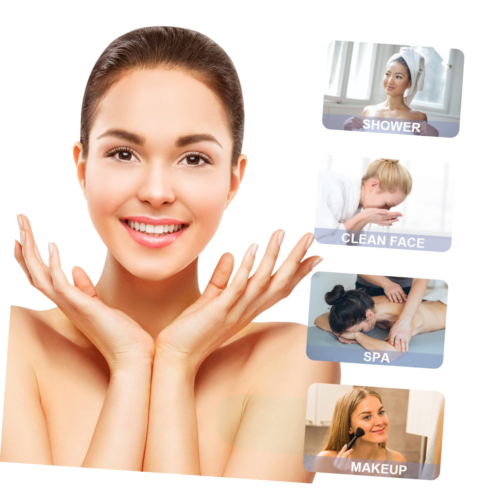 Healeved 4piezas Toalla De Secado para Cabello y Grueso Turbante y Absorbente para Mujeres para Evitar Frizz y Daño por Calor Diseño Práctico y Ligero para Viajes
