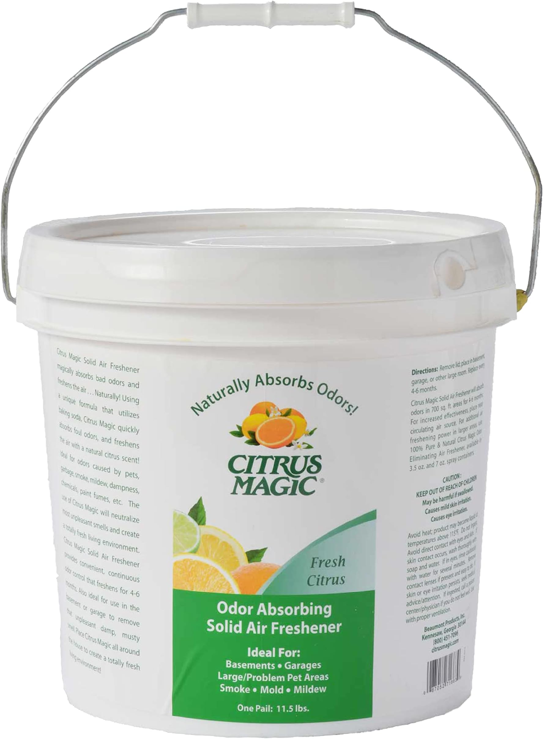 Odor Absorbing Solid Air Freshener, Fresh Citrus, 11.5-Pound