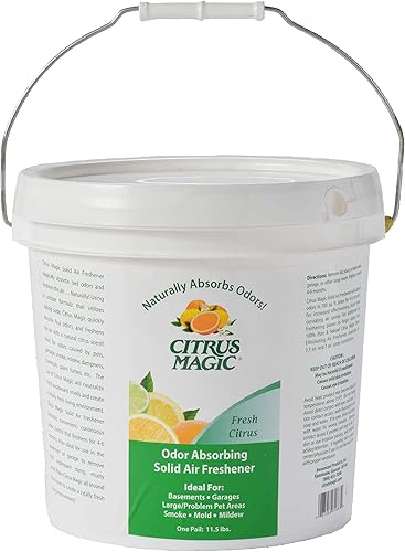 Citrus Magic Ambientador sólido absorbente de olores, cítricos frescos, 11.5 libras