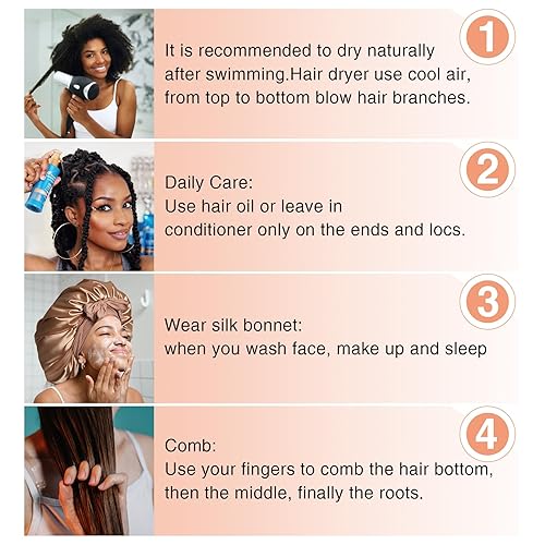 Miniatura 8 de Goddess Locs - Cabello de ganchillo de 22 pulgadas, 6 paquetes de cabello de ganchillo preenrollado para mujeres negras, cabello de ganchillo con