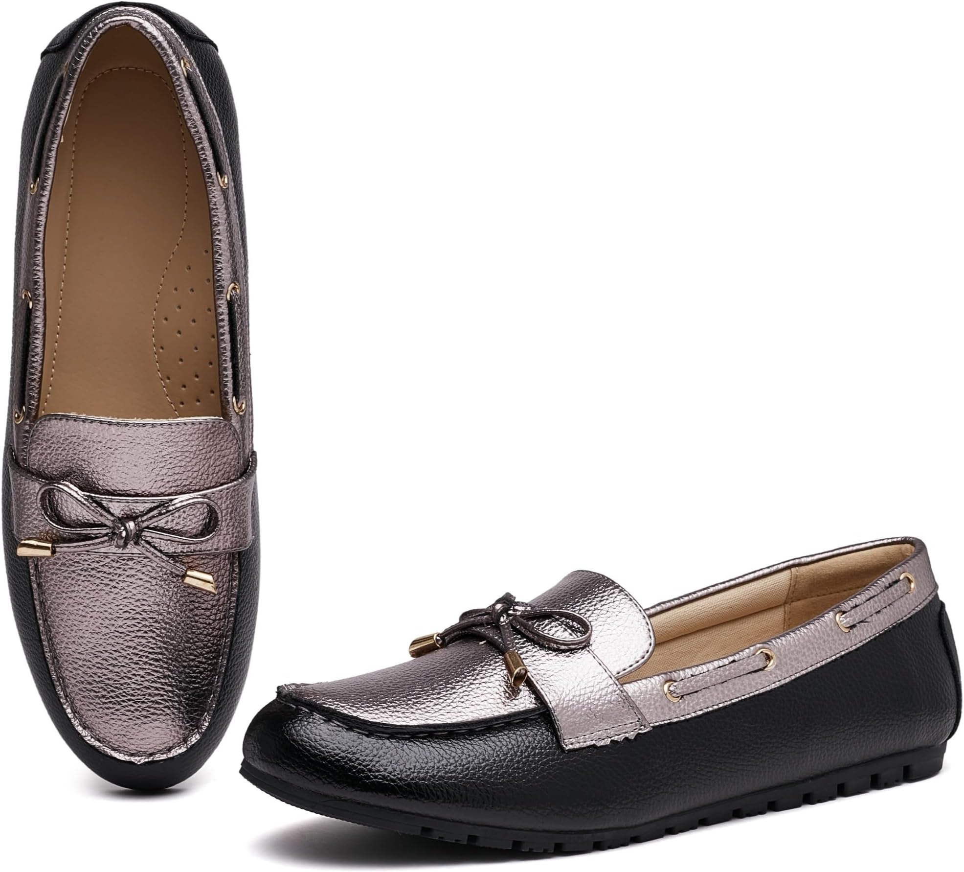 Loafers for Women Comfortable Slip On Flats with Memory Foam Insole for Daily Wearing