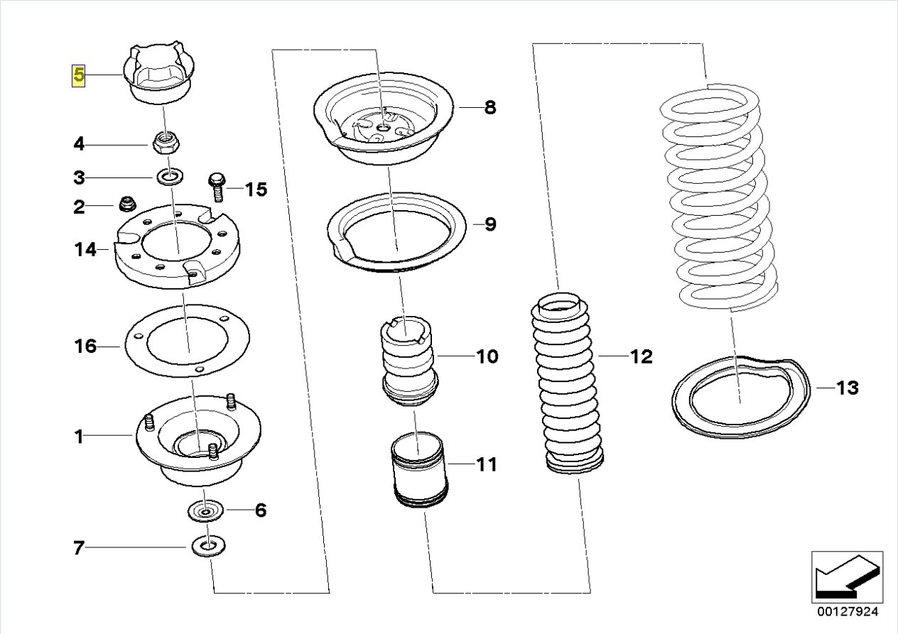 Fichier 3D BMW Cache-poussière Capuchon Supports De Jambe De Force E30