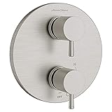American Standard TU064740.295 Serin 2-Handle Integrated Shower Diverter Trim Only, Brushed Nickel Diverter Trim Only Brushed Nickel