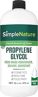 Food Grade Propylene Glycol - 99.9% Purity - 16 oz - Ecofriendly, Non-GMO Moisturizer, Solvent, Emulsifier, Humectant - Soaps, Lotions, Antifreeze, Fog Machines