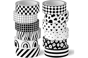Black White Cow Print Washi Tape