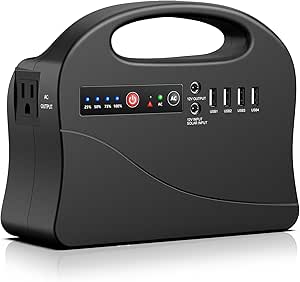 Enginstar Estación De Energía Portátil De 120 Wh, Generador