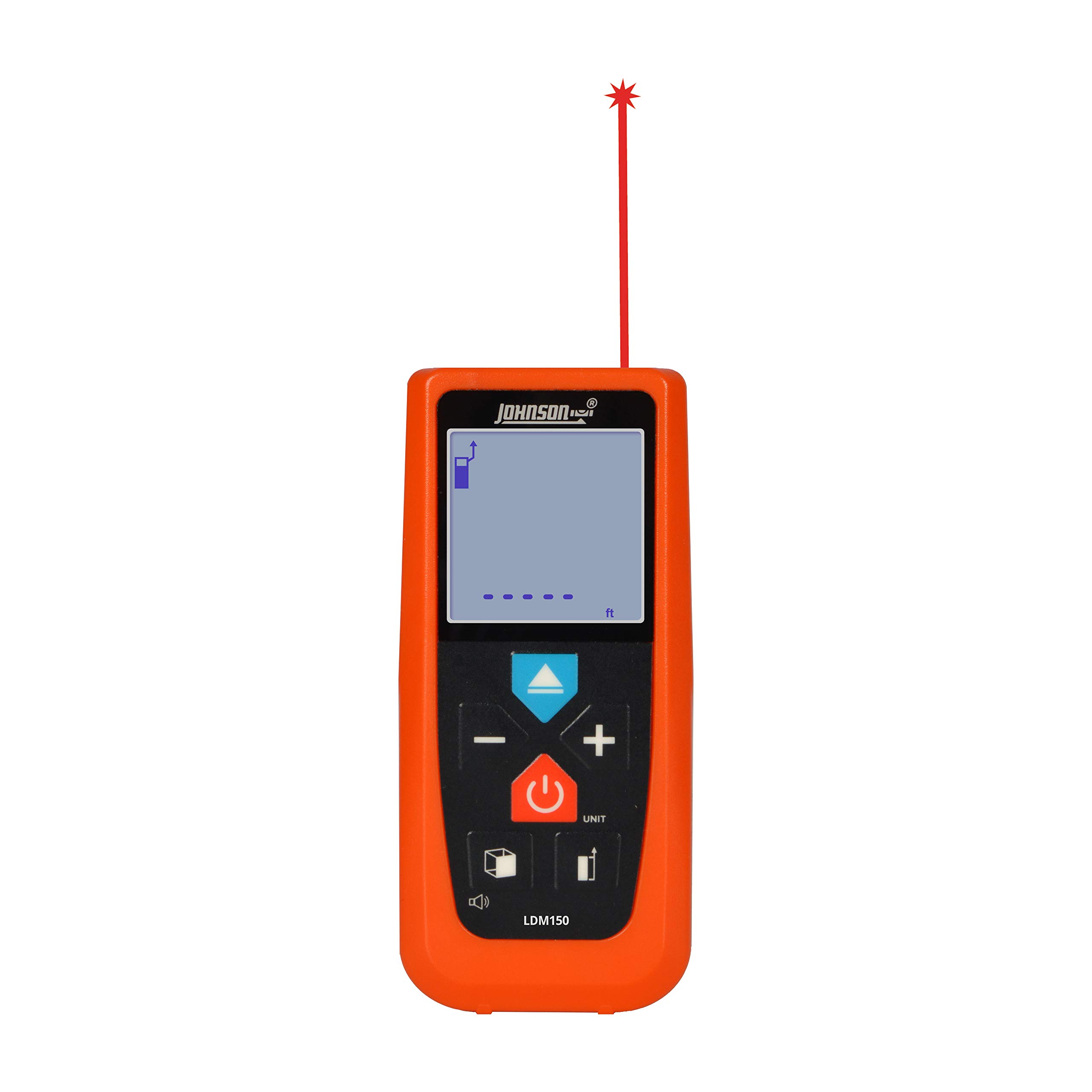Johnson Level & Tool LDM150 IP54 - Pantalla retroiluminada