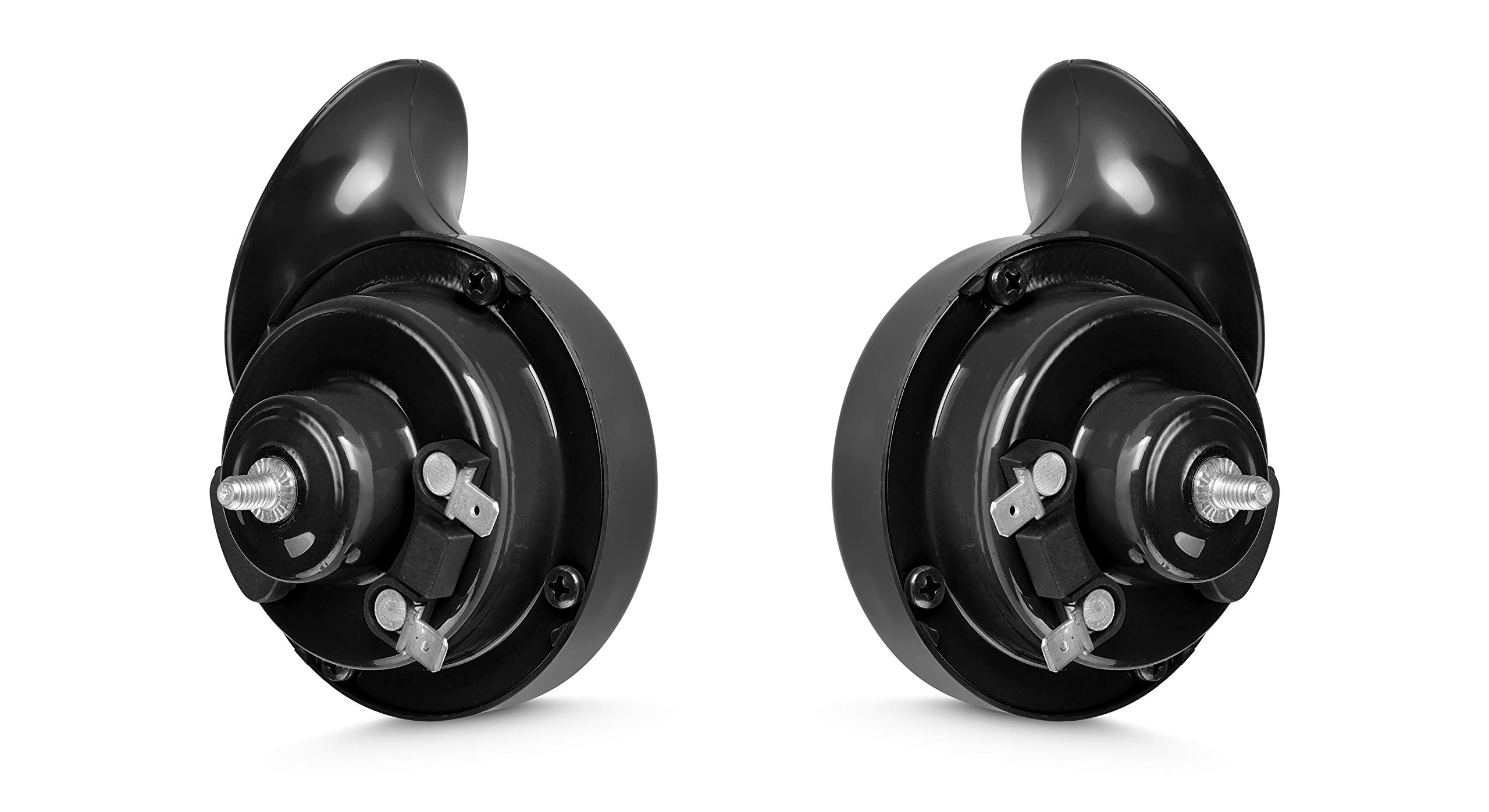 SEGER Trumpet Car Horn Set High / Low Tone, 12 Volt, Universal Fit