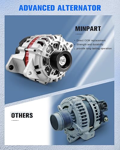 Miniatura 6 de Reemplazo del alternador para Chevrolet 2004-2008 para Chevrolet para Aveo 2006-2008 para Chevrolet para Aveo5 2004-2008 para Suzuki para Swift+,