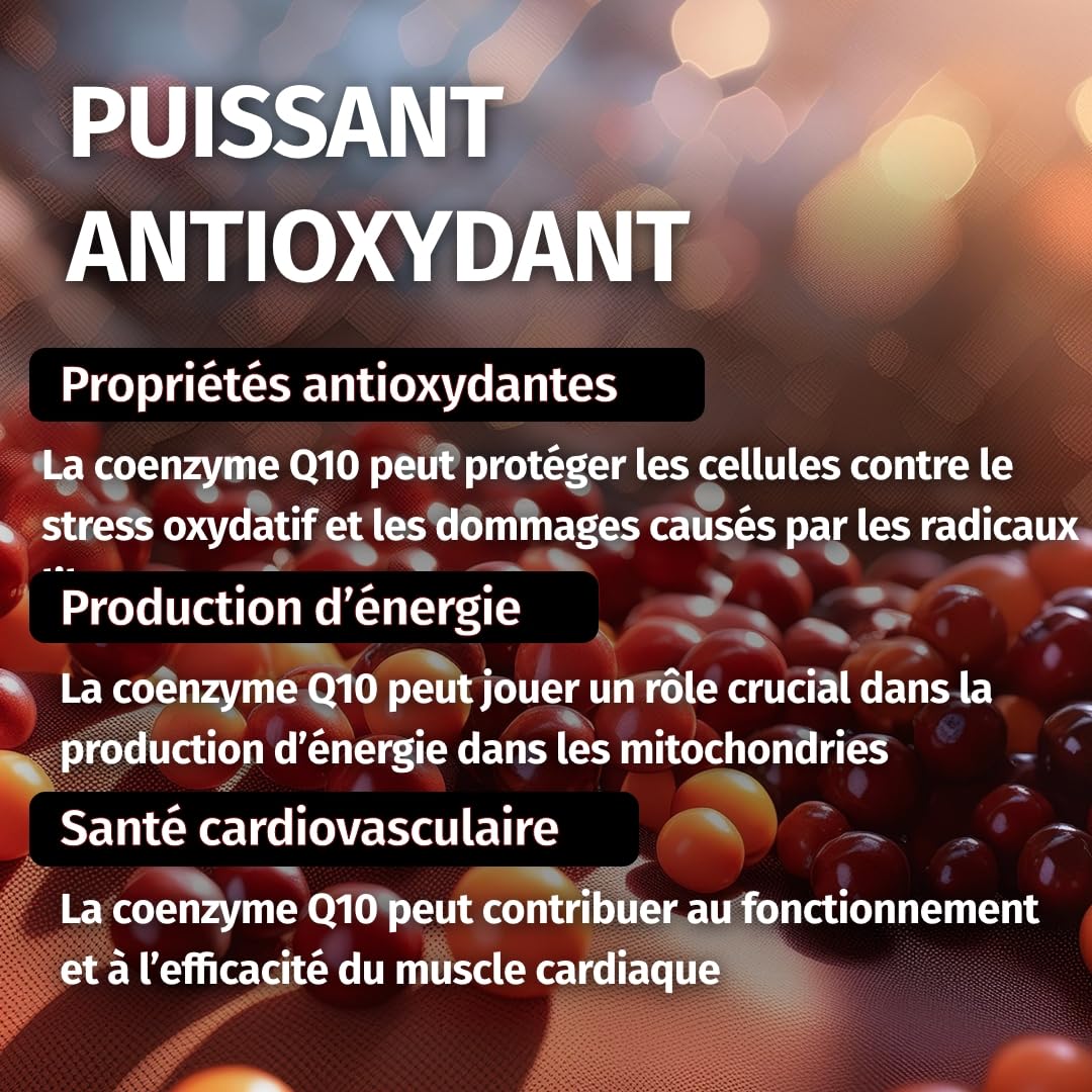 Green Naturals® Coenzyme Q10 250 mg par gélule – 6 mois d’autonomie – CoQ10 haute qualité issu de la fermentation – Testé en laboratoire – 180 gélules végétaliennes | Extrait de fermentation · 6 mois de stock