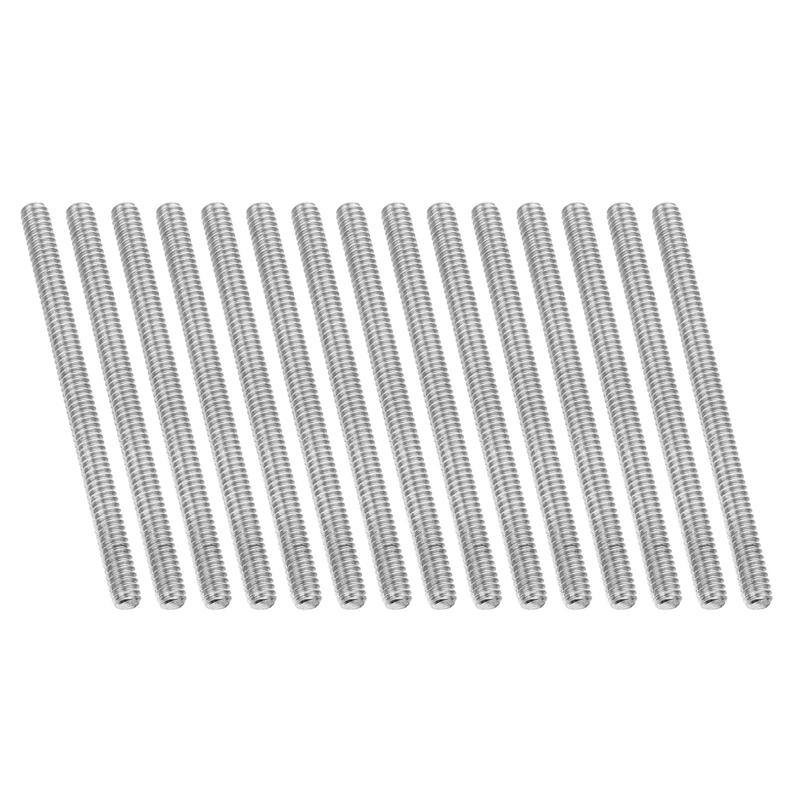 PATIKIL 5/16"-18 UNC 304 Stainless Steel Fully Threaded Rod, 15Pcs 3.5" Length Long Threaded Screw Right Hand Threads All Threaded Rod Studs for