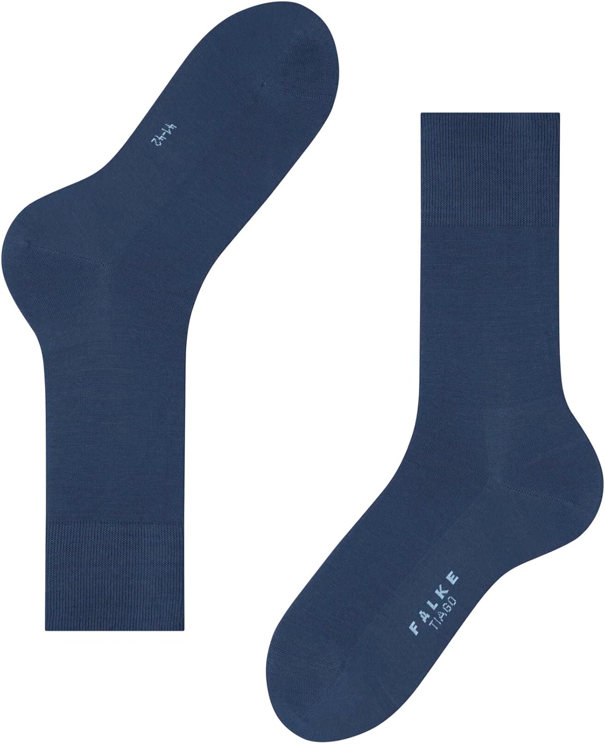 FALKE Men's Tiago Dress Socks, Sustainable Cotton, Crew, 1 Pair