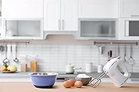 Vista 4 de Fox Run Tazón mezclador de acero inoxidable, morado, 2.75 cuartos de galón