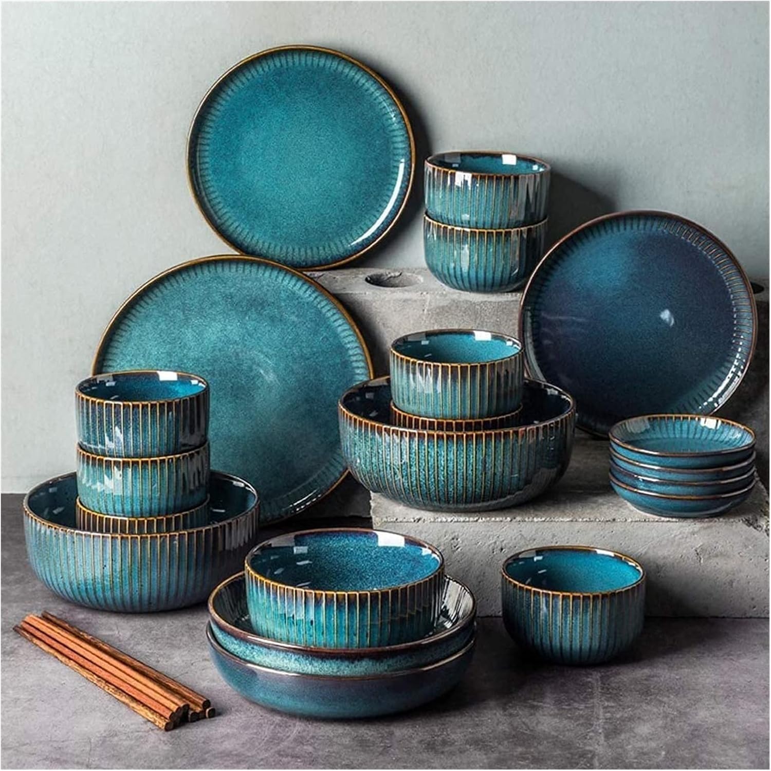 Dinnerware Set Luxury Family Dinner Service Set, Trinidad and