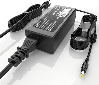 65W 19V 3.42A Power Supply for Acer Monitor SB220Q SB240Y R240HY S202HL S220HQL S231HL S240HL S271HL G246HL GN246HL, Replacement AC Adapter Charger with 5.5x1.7mm Tip