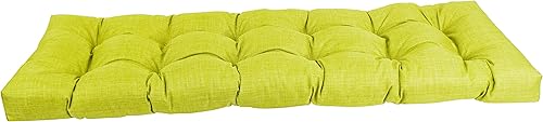 Miniatura 2 de Blazing Needles Cojín de banco para interiores y exteriores, 60 pulgadas de ancho, lima