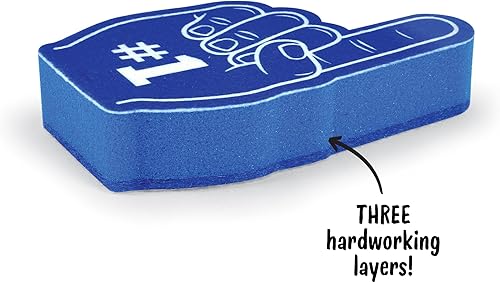 Miniatura 5 de Genuine Fred, 1 lavavajillas, esponja de espuma para dedos, color azul