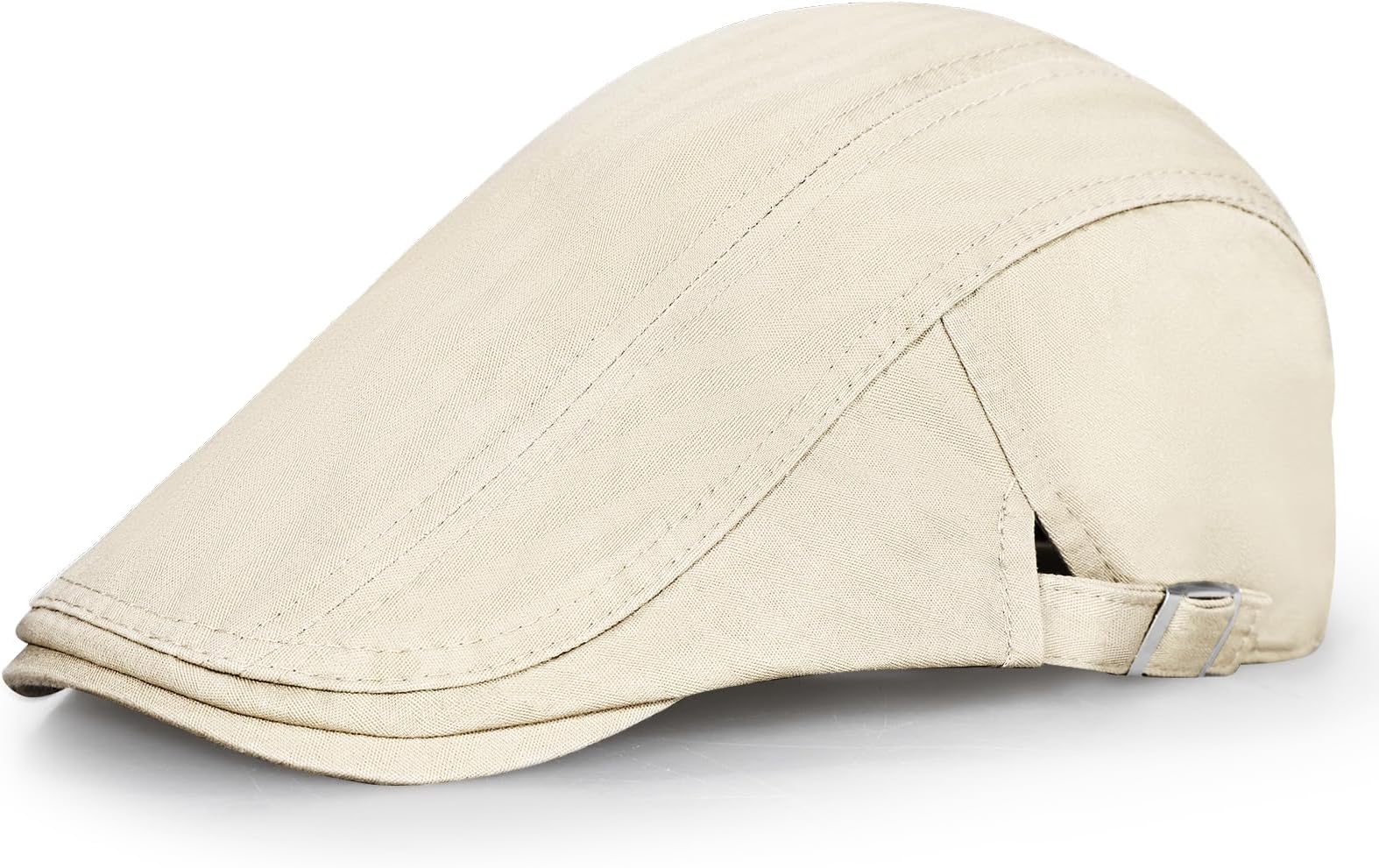 Flat Cap Newsboy Hats for Men Cotton Beret Vintage Summer Men's Caps Lightweigh Cabbie Hats for Daily Driving Travel