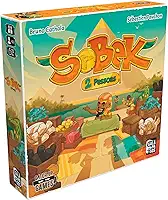 Galápagos Jogos Sobek: 2 Pessoas, Jogo de Tabuleiro para Amigos, 2 jogadores, 20 min, Modelo: SBK001, Cor: Multicolor