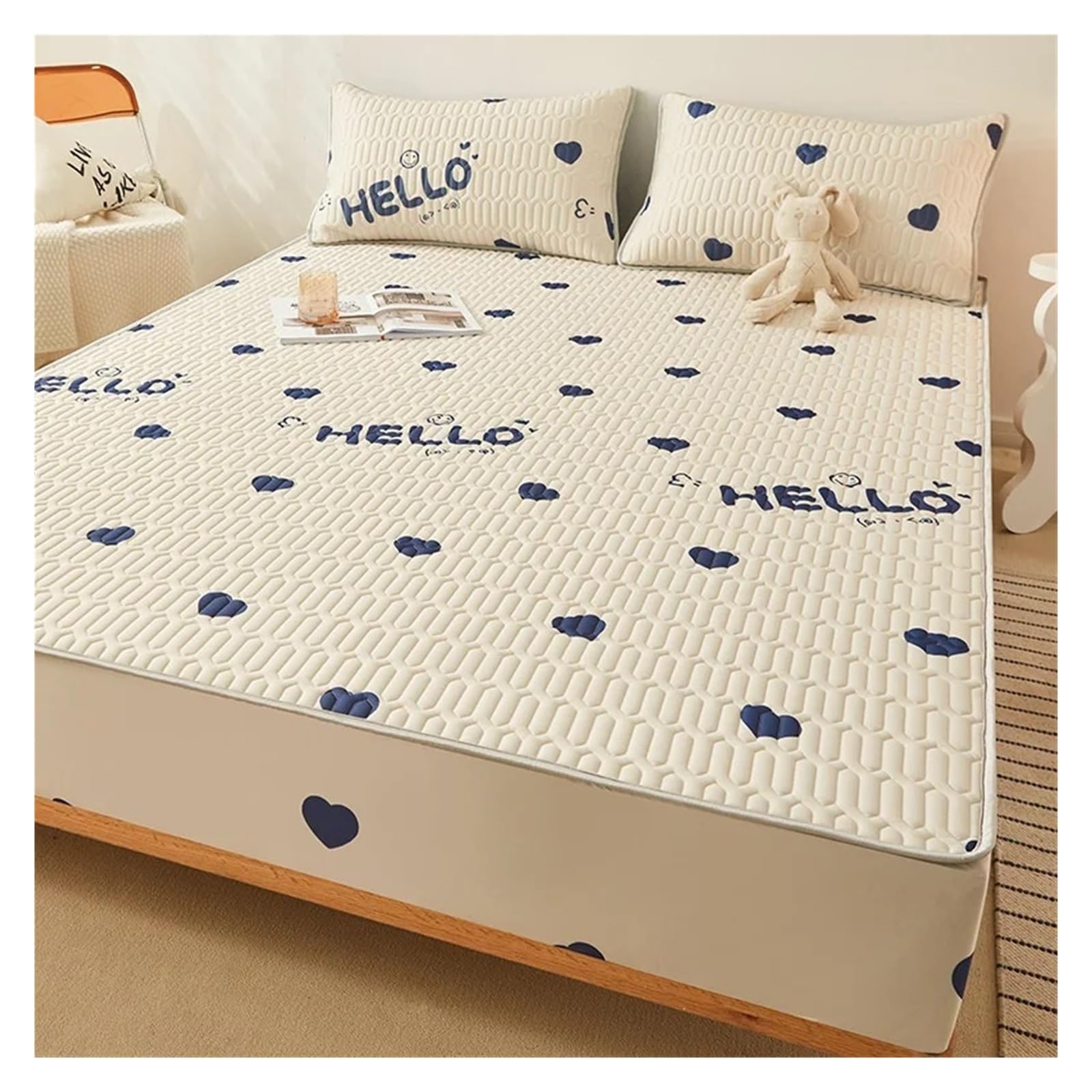 Matelas D'Été en Soie Glacée Tapis d'été épais for lit