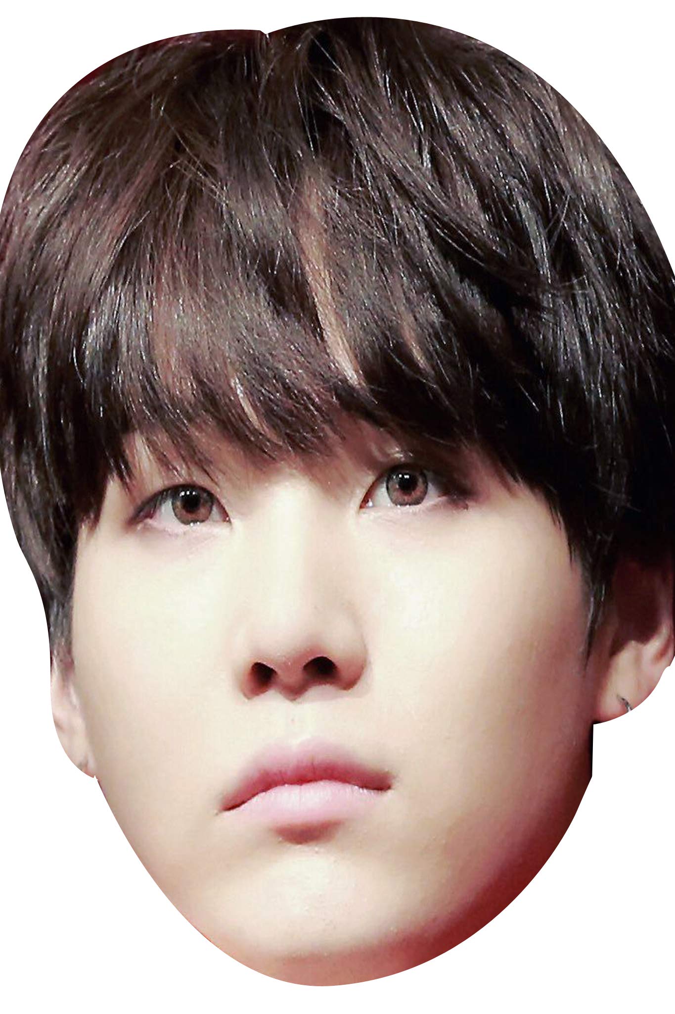 SUGA - BTS Korean Music Star K POP - Music Star Fancy Dress Cardboard Celebrity Cardboard Party Face Mask Fancy Dress