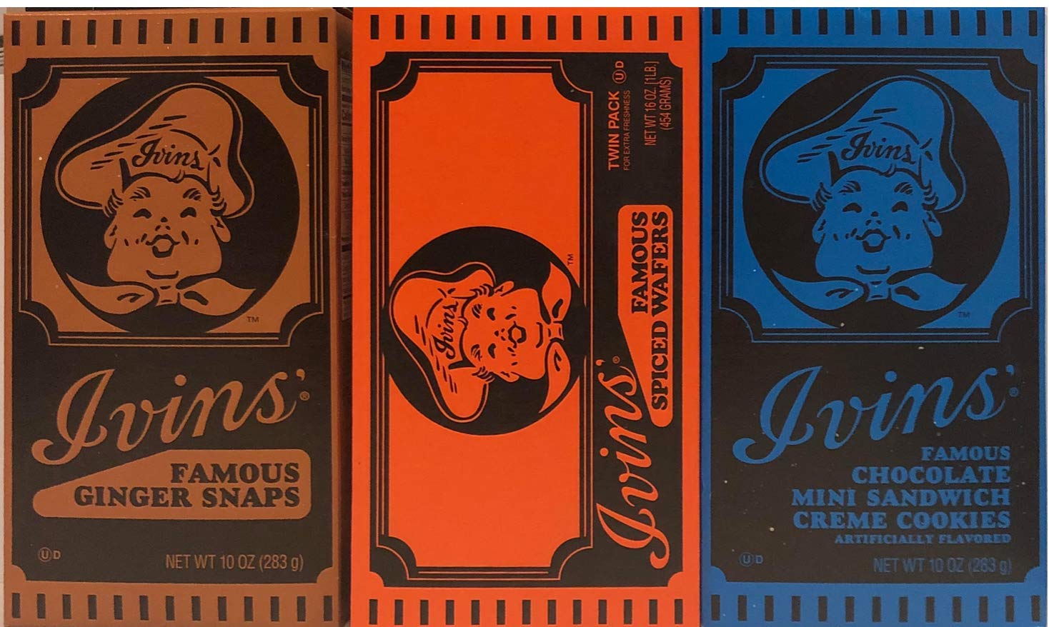 Buy 1 Box Ivins Famous Ginger Snaps 10 Oz 1 Box Ivins Famous Spiced