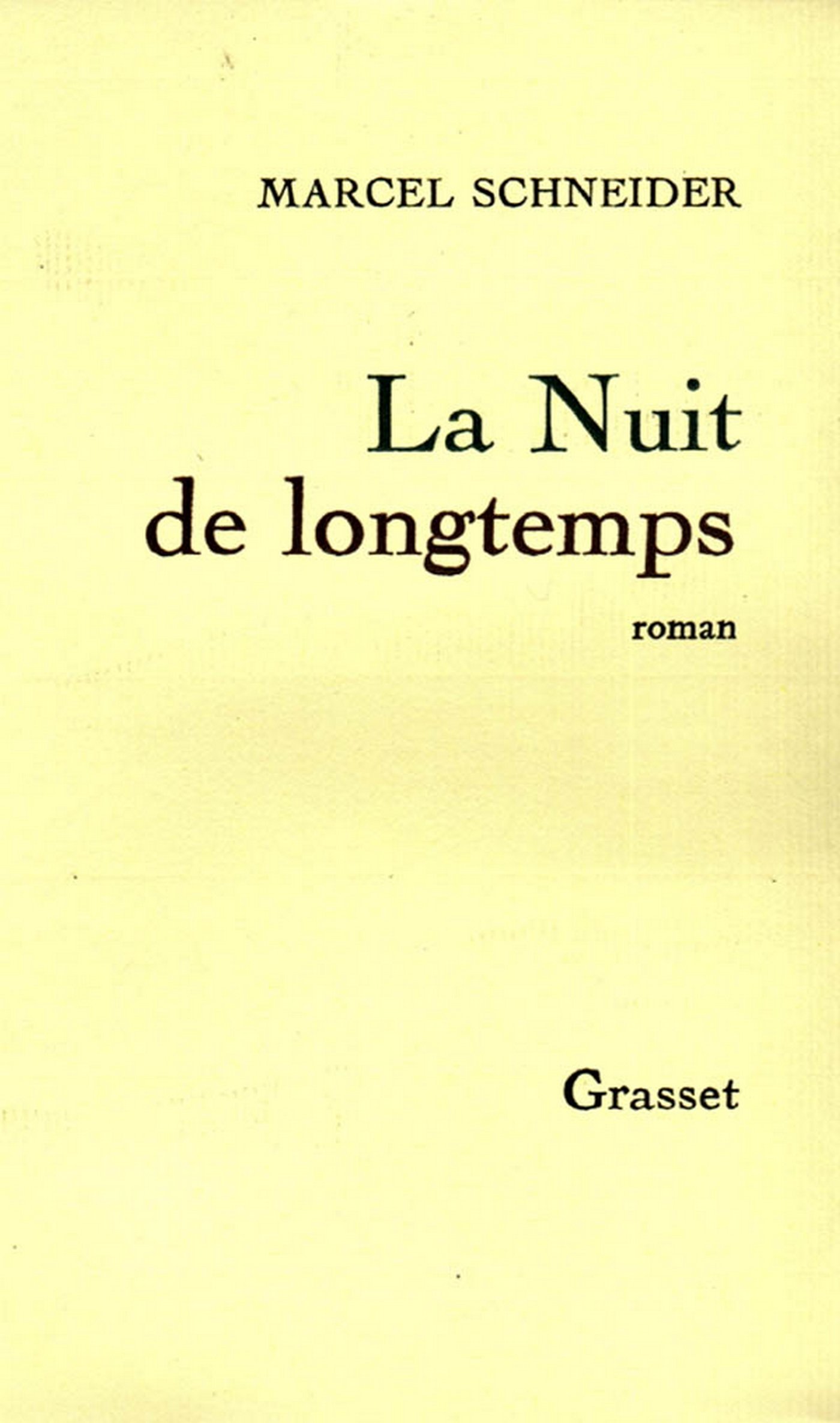La nuit de longtemps (French Edition)