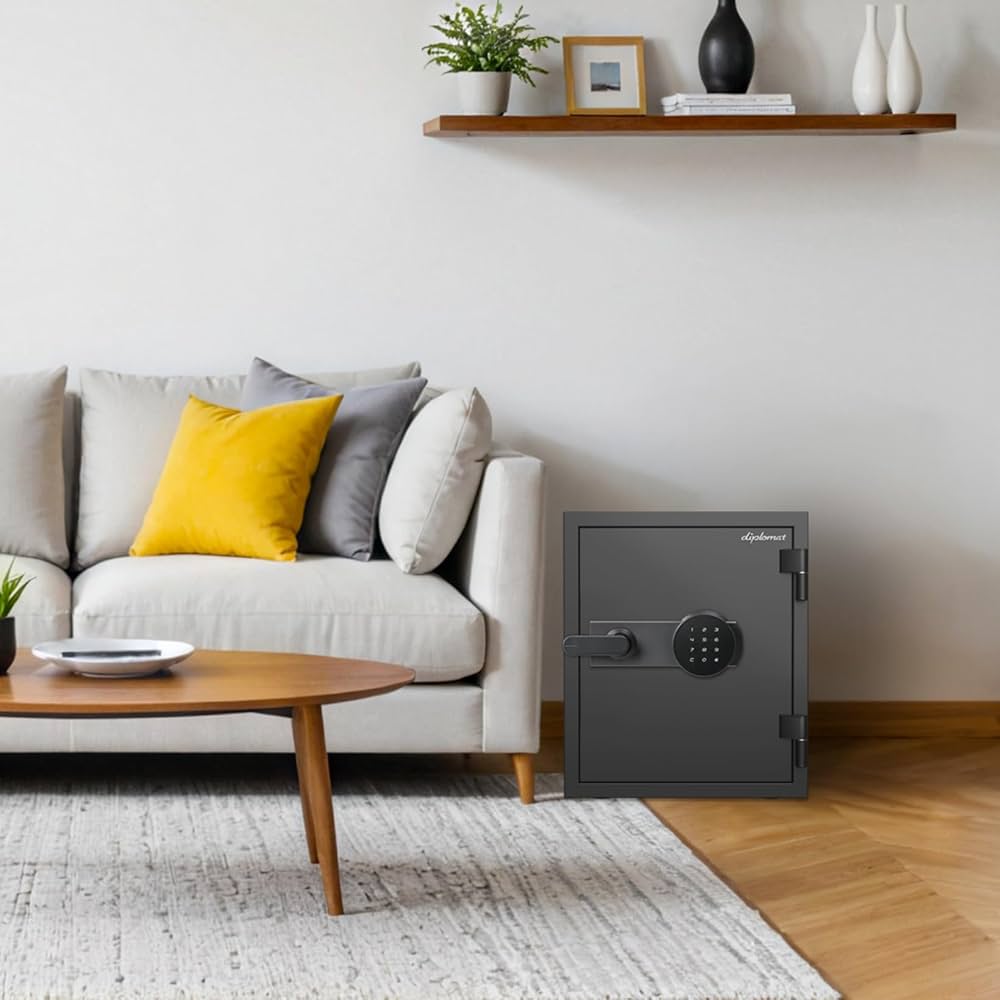 1時間耐火・耐水金庫 diplomat ディプロマット 防犯応援特価】ディプロマット 耐火・耐水金庫＜テンキー