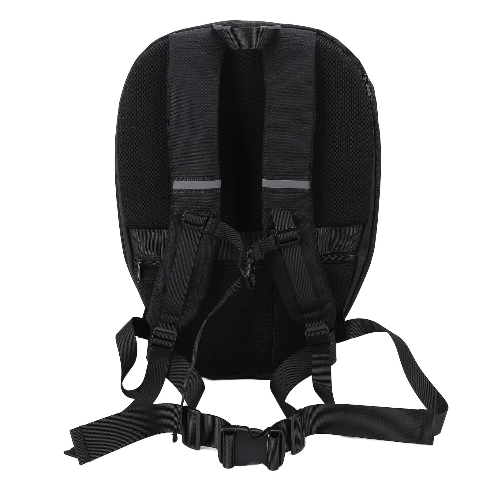 FTVOGUE Zaino per Moto a LED, Borsa per Laptop con Guscio Rigido in PC ABS con Schermo a Colori Programmabile, Display da 60 X 48, Cinghie Regolabili per Ciclismo da Viaggio da Uomo