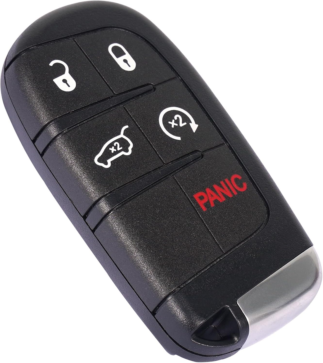 TOP-VIGOR Remote Car Key Fob 433MHz Compatible with Jeep Grand Cherokee Dodge Durango 2014 2015 2016 2017 2018 2019 2020 2021 2022, M3N40821302 ID46 Chip Keyless Entry Key Fob 5 Buttons with Door Key