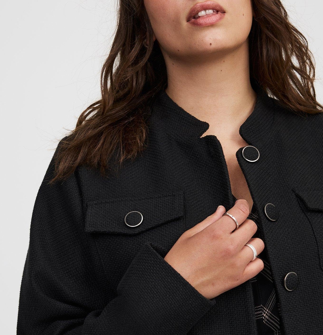 Torrid Women's Plus Size Tweed Pocket Jacket