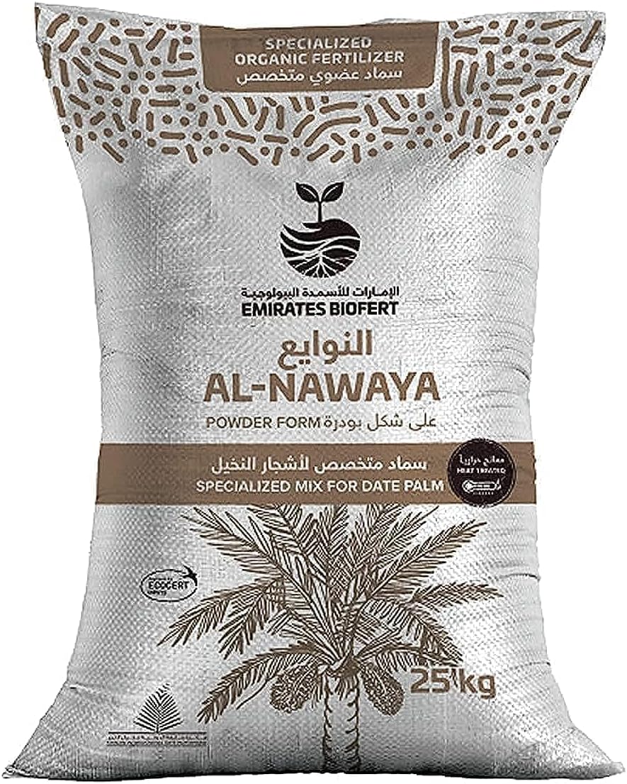 UNITED ARAB EMIRATES Organic Fertilizer formulated for Date Palm Trees (25 kgs.) Ministry of Agriculture Approved