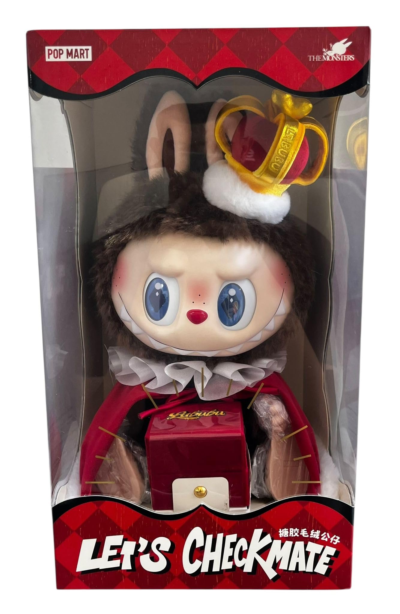 ポップマート THE MONSTERS レッツ チェックメイト ぬいぐるみ　3個 Amazon.co.jp: POP MART THE MONSTERS ラブブ Let's Checkmate Plush