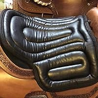 Vista 3 de Cojín de Silla de Montar Tush Almohadilla de Silla de Montar Larga Occidental Cojín de Asiento de Equitación Almohadilla de Cojín de Silla de Montar